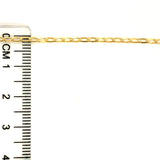 Cadena en oro amarillo 10kt. 45cm