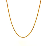 Cadena Espiga en oro amarillo 18kt. 50cm