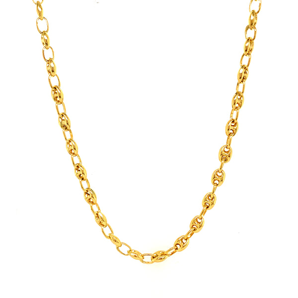Cadena Gucci en oro amarillo 18k. 60cm
