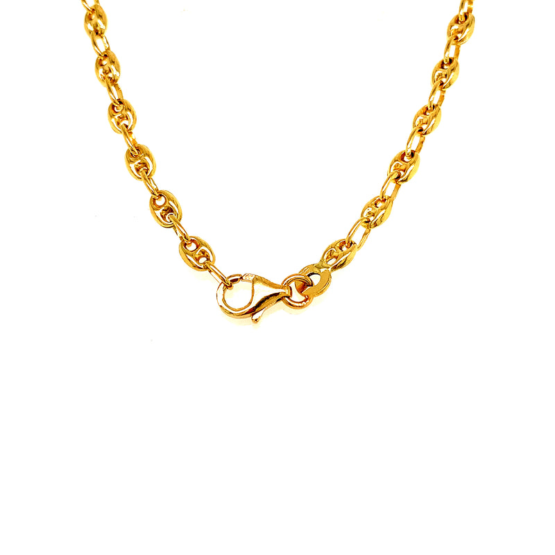 Cadena Gucci en oro amarillo 18k. 60cm