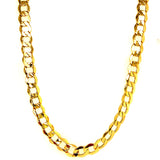 Cadena Gourmet hueca en oro amarillo 10kt. 65cm