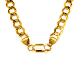 Cadena Gourmet hueca en oro amarillo 10kt. 65cm