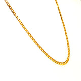 Cadena (Gourmet maciza) en oro amarillo 18k. 50cm