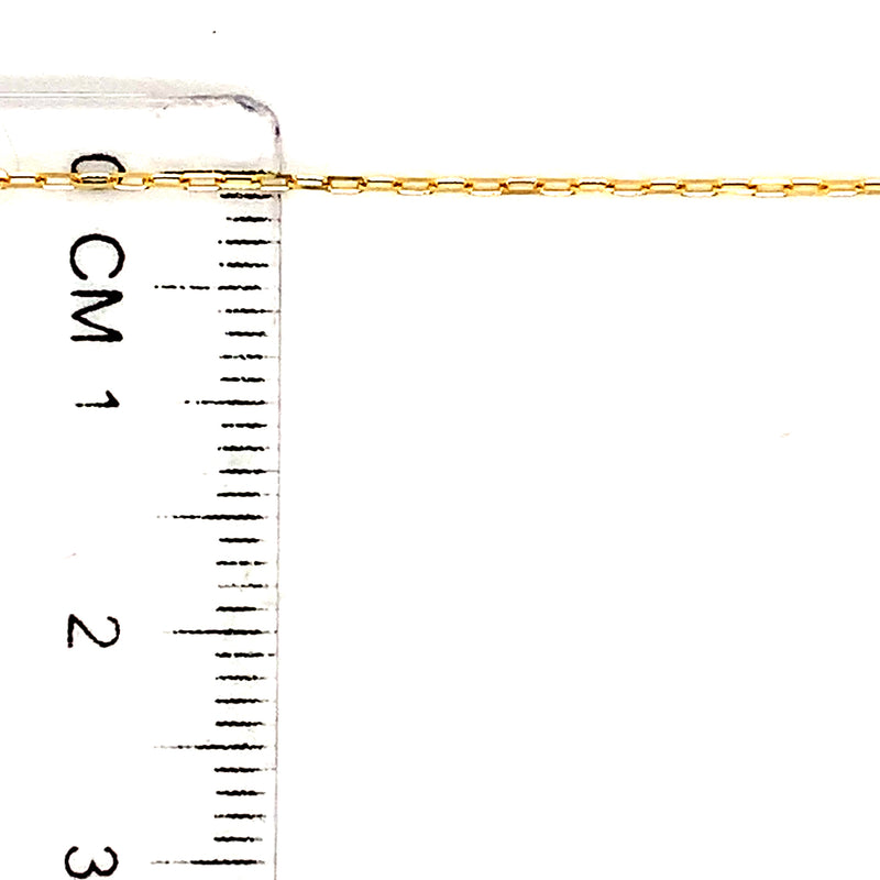 Cadena Rolo en oro amarillo 18k. 40cm
