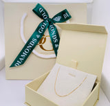 Cadena Veneciana en oro amarillo 18kt. 45cm
