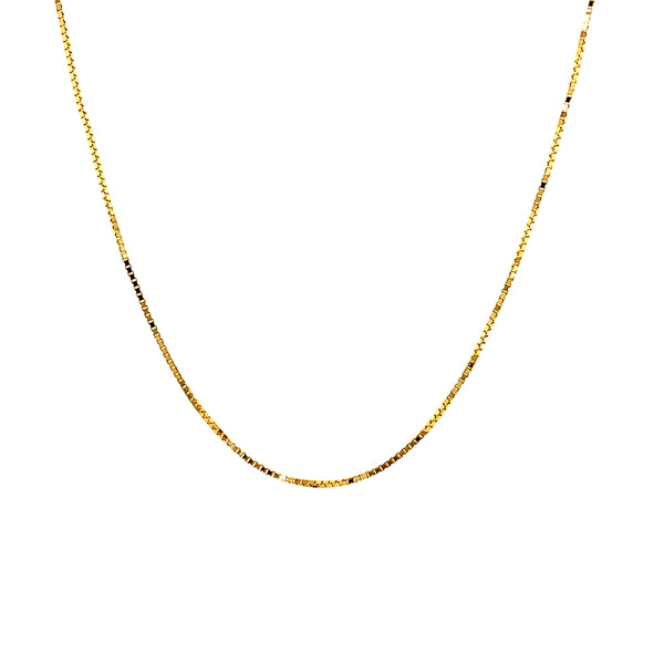 Cadena (veneciana) en oro amarillo 10kt. 45cm