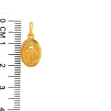 Dije (medalla Milagrosa) en oro amarillo 10k
