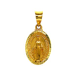 Dije (Virgen Milagrosa) en oro amarillo 10k