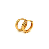 Huggies en oro amarillo 18kt