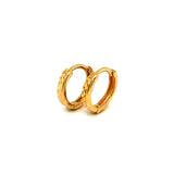 Huggies en oro amarillo 18kt