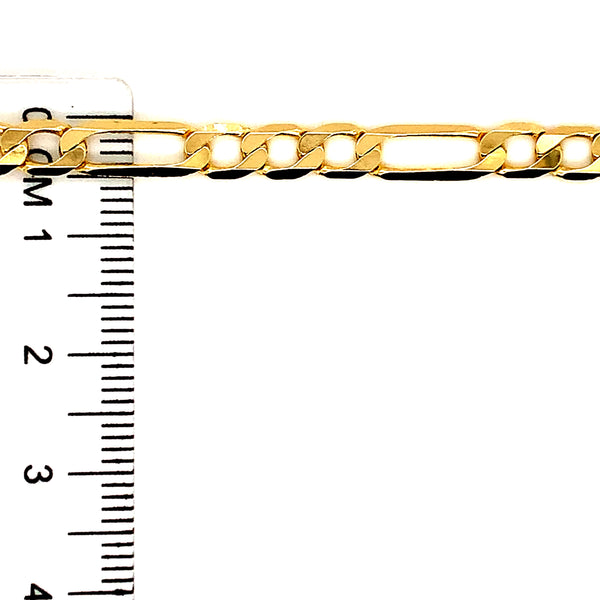 Pulsera Cartier maciza en oro amarillo 10kt. 21cm