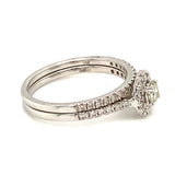(MIA) Set de anillos con diamantes en oro blanco 18k  ANTES: $1,195.00